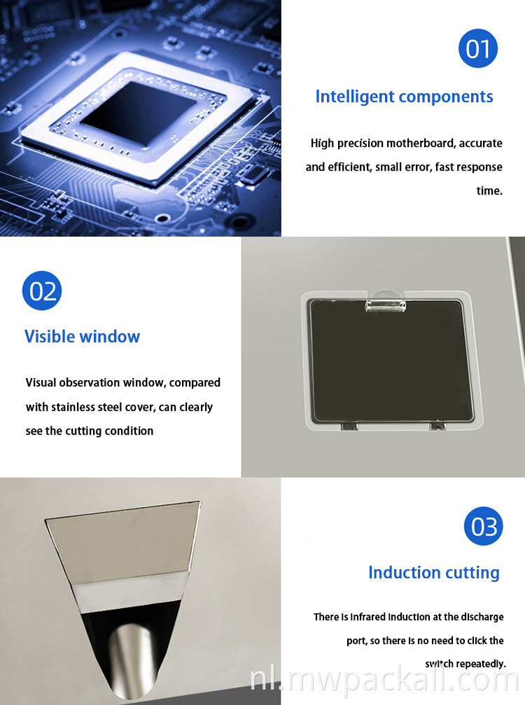 Automatische fleszak Poedervuller Deeltje Thee Suikerzaden Korrels Poederweegvulmachine